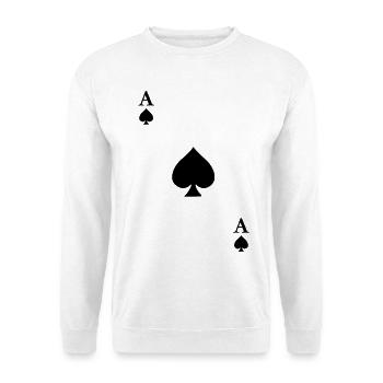 Ace of Spades - Unisex Sweatshirt - white - Front