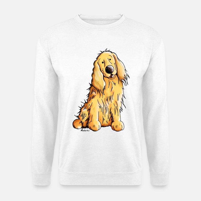 Happy Cocker Spaniel - Unisex Sweatshirt - white