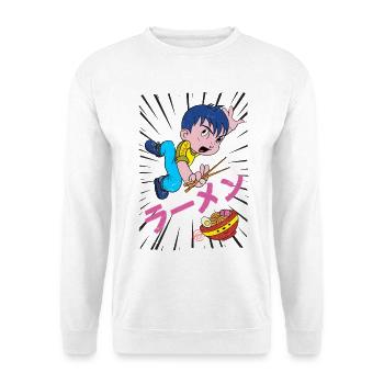 Ramen Boy - Unisex Pullover - Weiß - Vorne