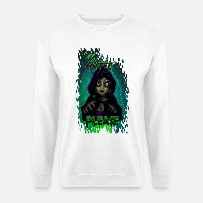 mehr Kaffee - Unisex Pullover - Weiß