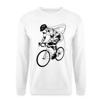 Cyclist - Unisex Sweatshirt - white - Front