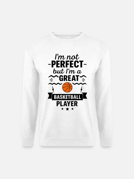Pas parfait mais un grand basketteur - Sweat-shirt Unisexe - blanc