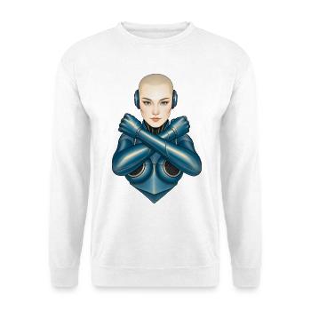 ICH BIN EIN NERD #1 – Geek & Science-Fiction - Unisex Pullover - Weiß - Vorne