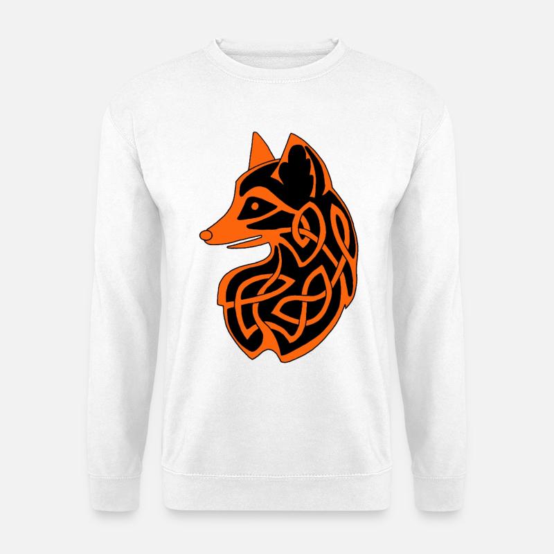 Keltischer Fuchs - Unisex Pullover - Weiß