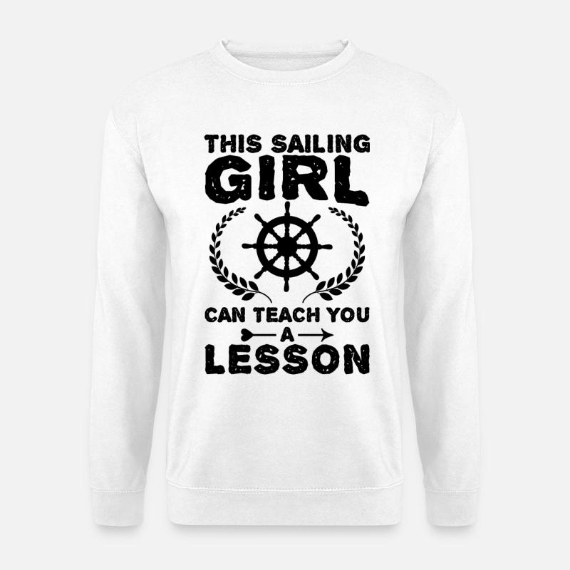 Seglerin - Unisex Pullover - Weiß