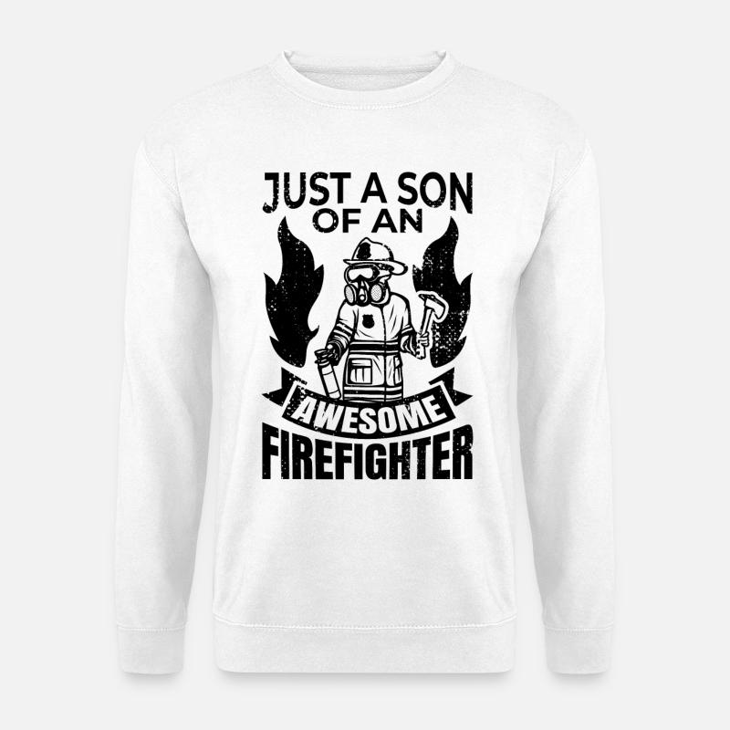 Fire Brigade Boy - Unisex Sweatshirt - white