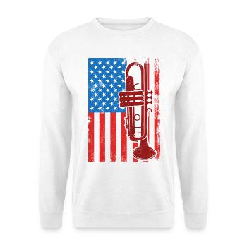 US Trumpeter - Unisex Sweatshirt - white - Front
