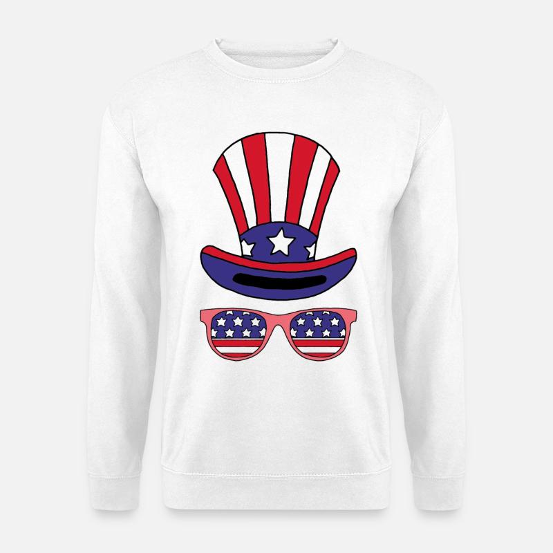 Das ist Amerika! - Unisex Pullover - Weiß