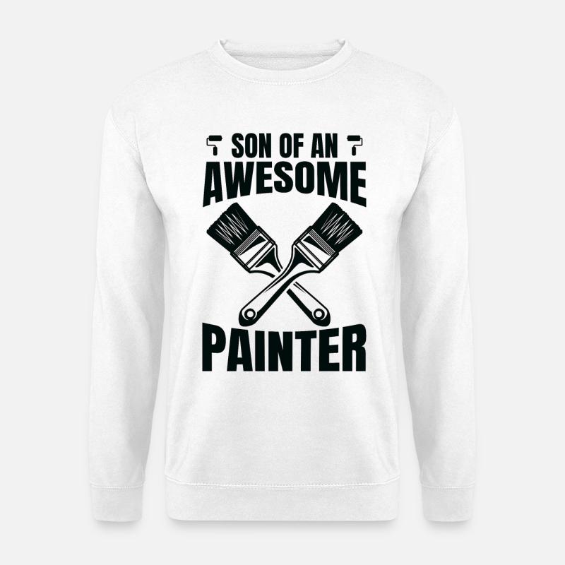 Maler Sohn - Unisex Pullover - Weiß