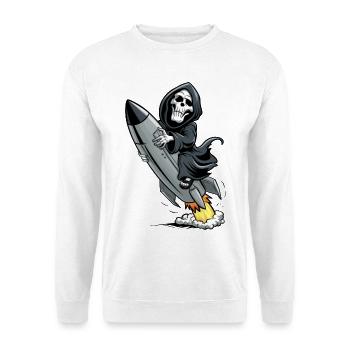 Grim Reaper Missile - Unisex Sweatshirt - white - Front