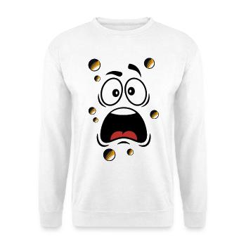 Cheese Costume Funny – Carnival Carnival Disguise - Unisex Sweatshirt - white - Front