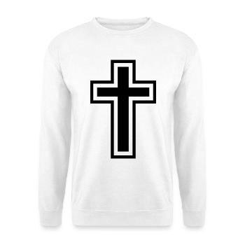 Cross - Unisex Sweatshirt - white - Front