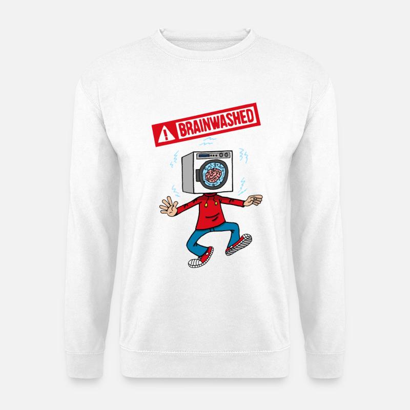 Gehirnwäsche - Unisex Pullover - Weiß