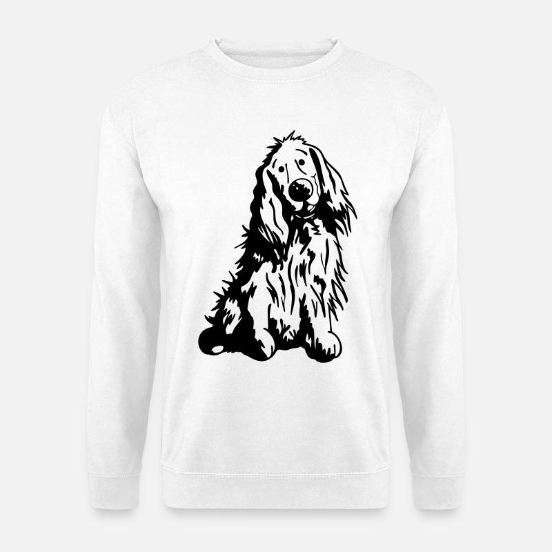 Mignon Cocker Spaniel Anglais - Sweat-shirt Unisexe - blanc