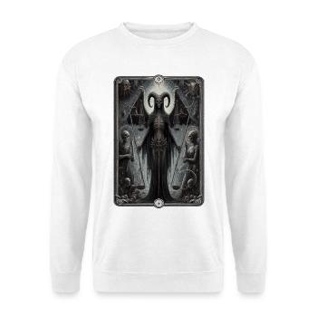 Juge noir - Sweat-shirt Unisexe - blanc - Devant