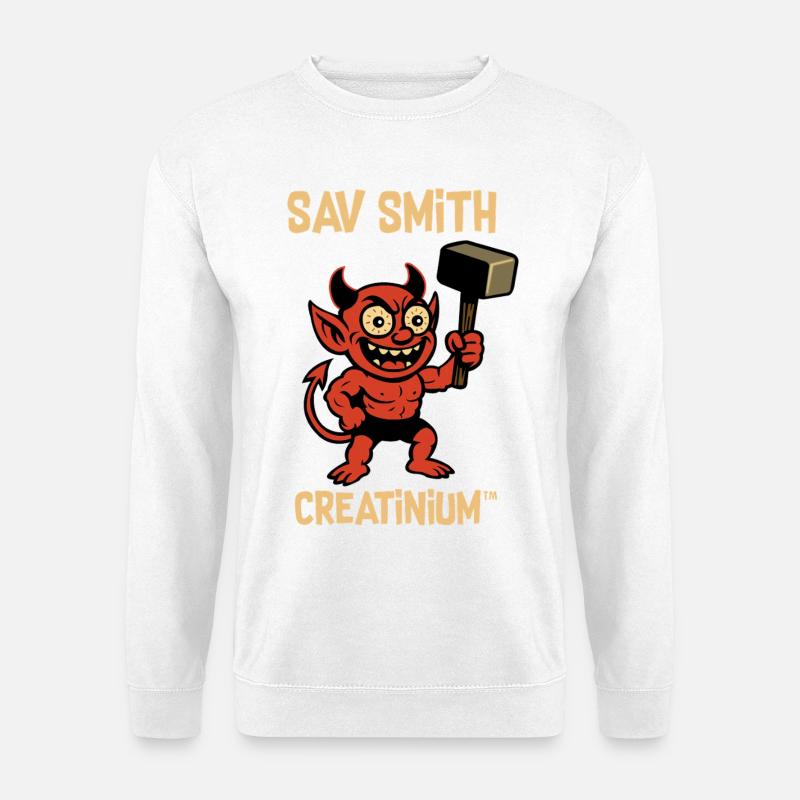 Sav Smith – Der Chaoskobold - Unisex Pullover - Weiß
