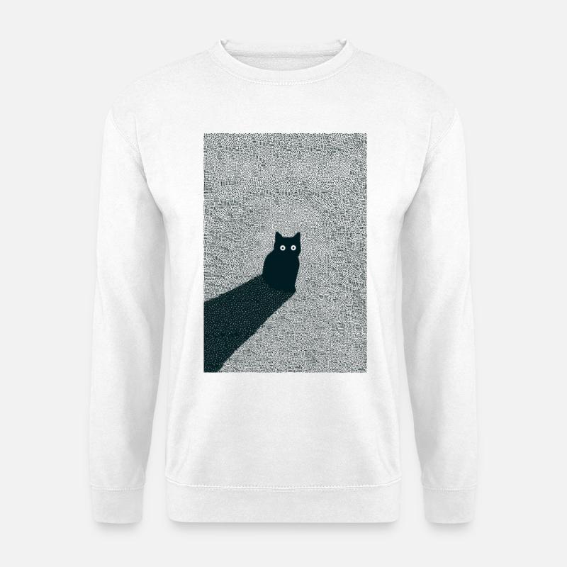 Kitty Dots - Unisex Pullover - Weiß
