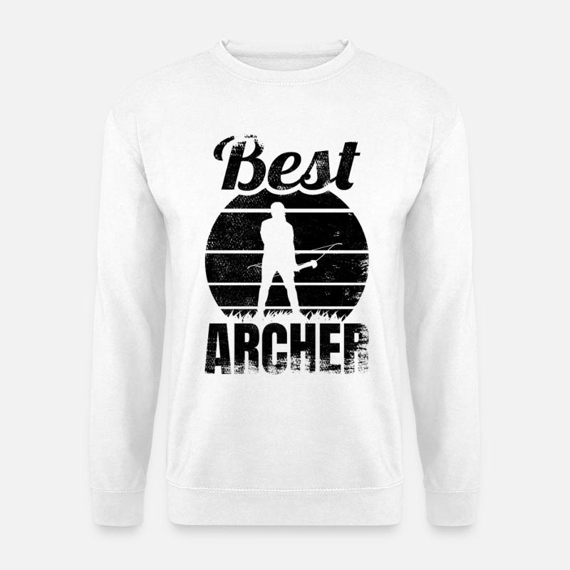 Bester Bogensportler - Unisex Pullover - Weiß
