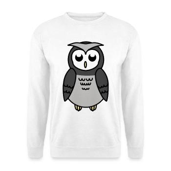Owl - Unisex Sweatshirt - white - Front