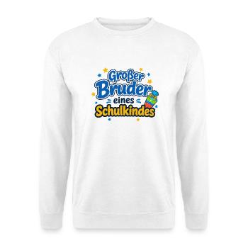 Grosser_Bruder - Unisex Pullover - Weiß - Vorne