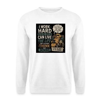 Funny shirt for pet owners - Unisex Pullover - Weiß - Vorne