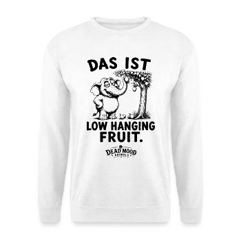 Business Buzzword Humor | Sarkasmus Geschenk Büro - Unisex Pullover - Weiß - Vorne