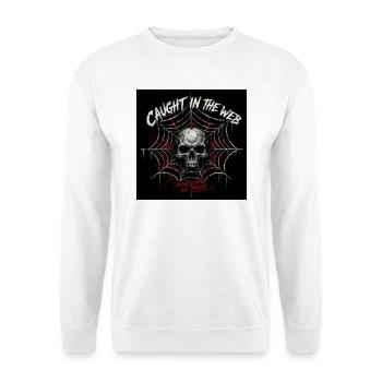 Gefangen im Netz des Schädels - Unisex Pullover - Weiß - Vorne