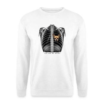You Are My Heart - Sweat-shirt Unisexe - blanc - Devant