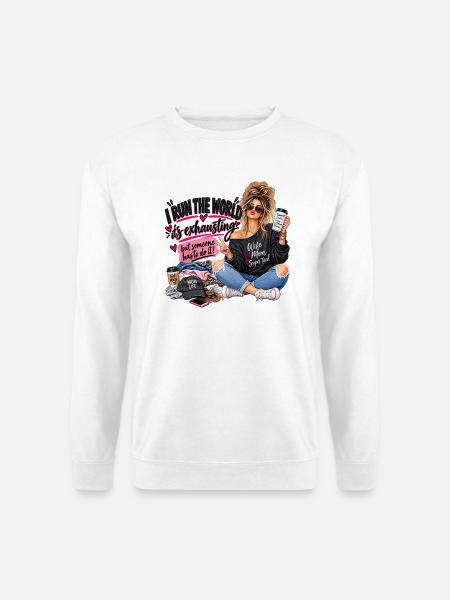 Mama am Ende - Unisex Pullover - Weiß