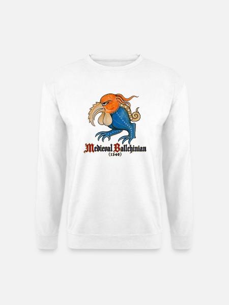 Mittelalterliches Ballchinian (1340) - Unisex Pullover - Weiß