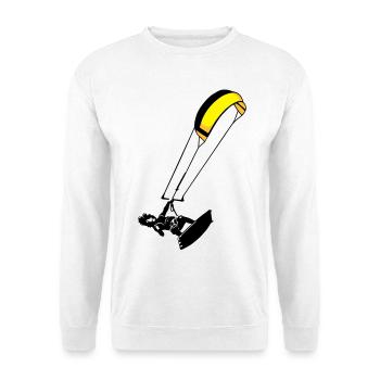 Kitesuf flex - Unisex Pullover - Weiß - Vorne