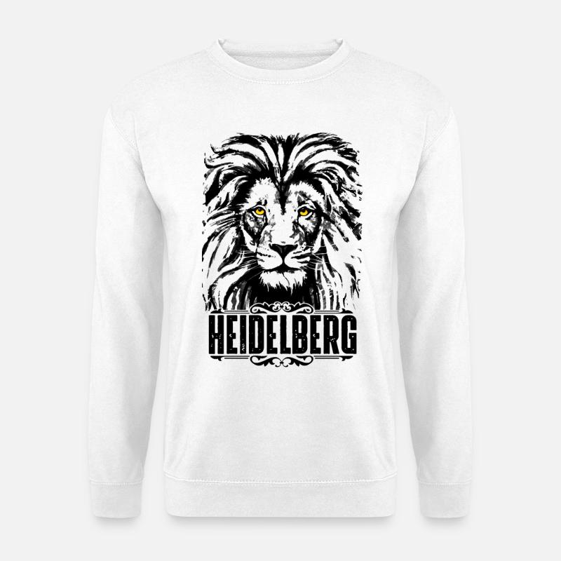 Heidelberg - Heidelberger Löwe - Unisex Pullover - Weiß