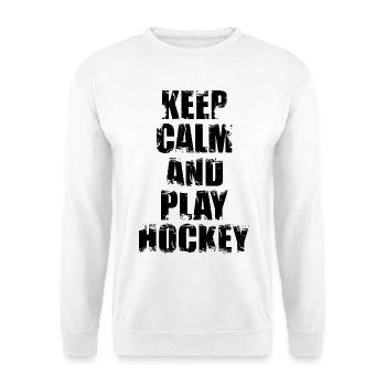 Eishockey Lustiger Spruch - Unisex Sweatshirt - white - Front