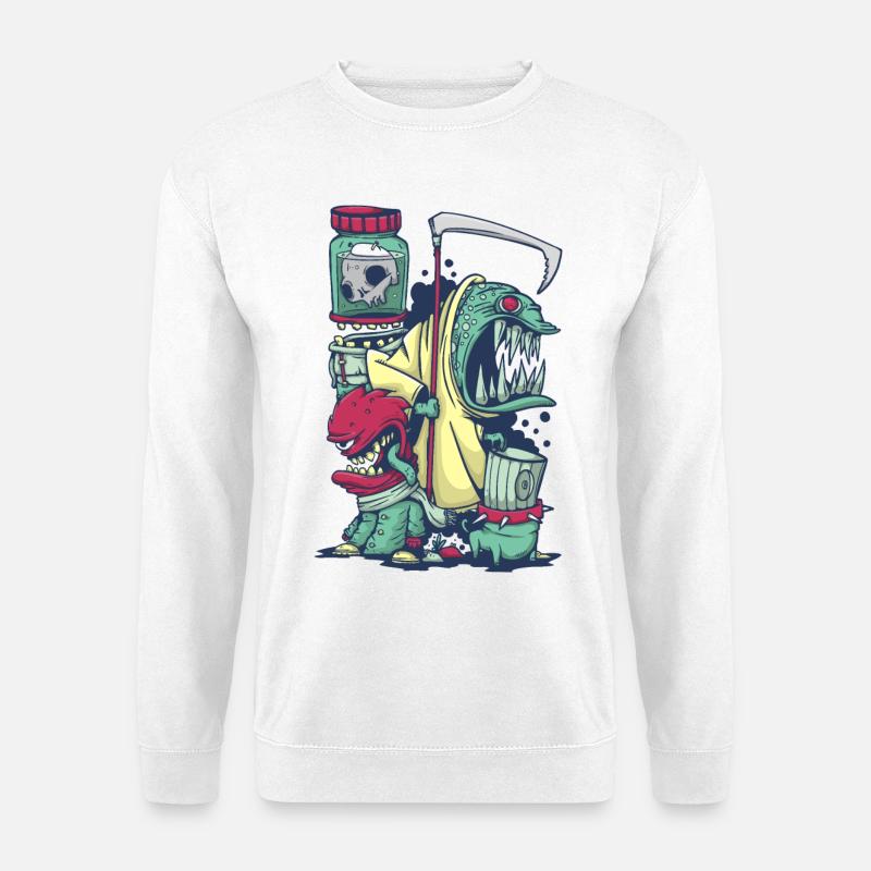 Monsters - Unisex Sweatshirt - white