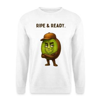 Héros néo-zélandais : mature et prêt - Sweat-shirt Unisexe - blanc - Devant