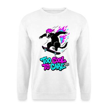 Trop cool pour s’en soucier Honey Badger 2018 - Sweat-shirt Unisexe - blanc - Devant