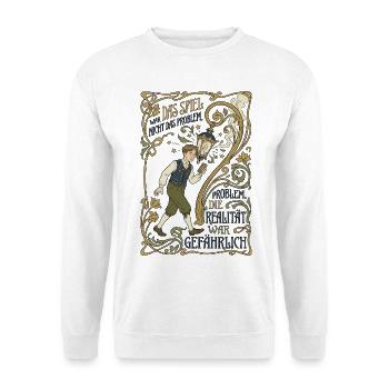 Art nouveau de la réalité pour les joueurs - Sweat-shirt Unisexe - blanc - Devant