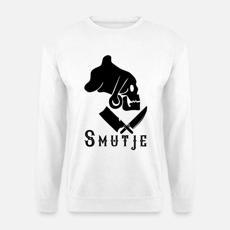 Smutje with Scroll - Unisex Sweatshirt - white