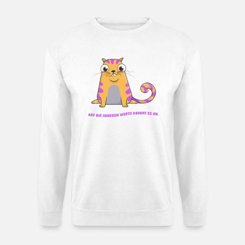 Innere Werte - Unisex Pullover - Weiß