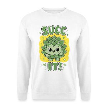 Urban Gardening Succ It Organic Plants - Unisex Sweatshirt - white - Front