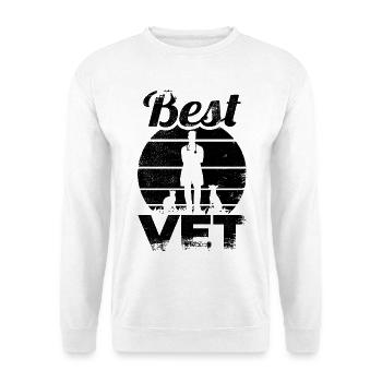 Bester Tiermediziner - Unisex Pullover - Weiß - Vorne