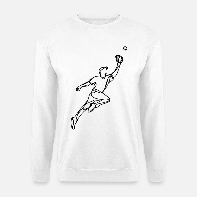 Baseballer - Unisex Pullover - Weiß
