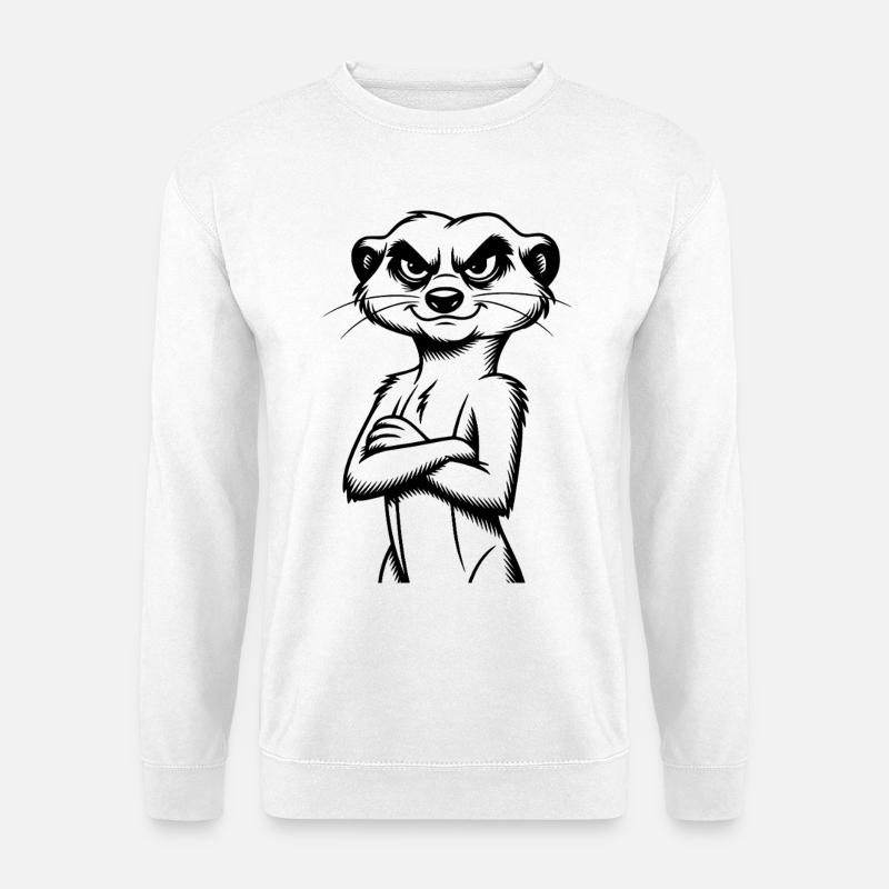 Erdmännchen - Unisex Pullover - Weiß