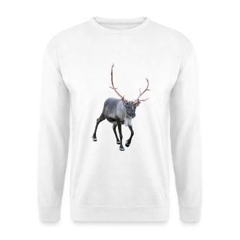renne - Sweat-shirt Unisexe - blanc - Devant