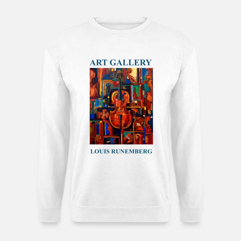 POSTER STRADIVARIUS LOUIS RUNEMBERG ADAGP - Unisex Sweatshirt - white