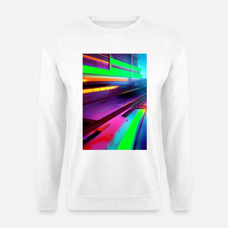 Patterns and shapes - Unisex Sweatshirt - white