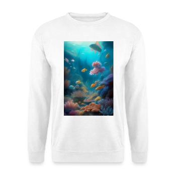 Fish, Aquarium - Unisex Sweatshirt - white - Front