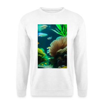 Fish, Aquarium - Unisex Sweatshirt - white - Front