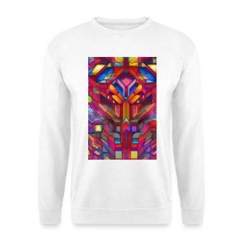 Shapes and patterns - Unisex Sweatshirt - white - Front