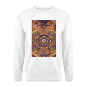 Shapes and patterns - Unisex Sweatshirt - white - Front